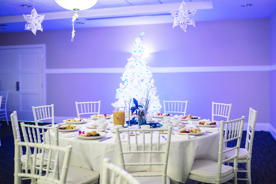 Princess Tea Party tablescape | Arlington Ballroom