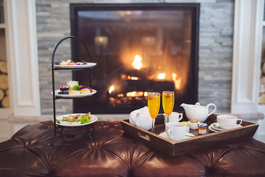 Afternoon Tea by the fire