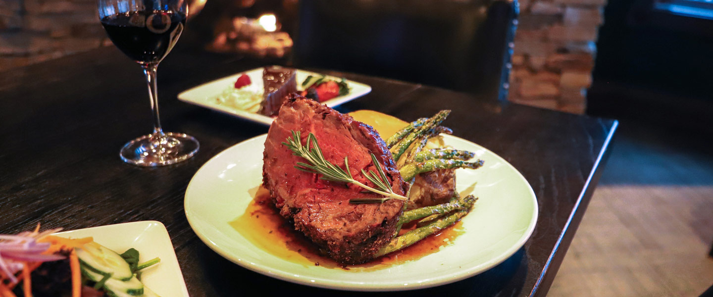 Prime Rib three-course meal at Vintage Chophouse | Wine Bar